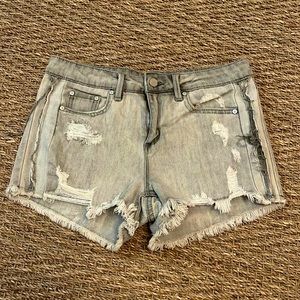 denim shorts